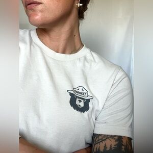 Smokey Bear White T-Shirt